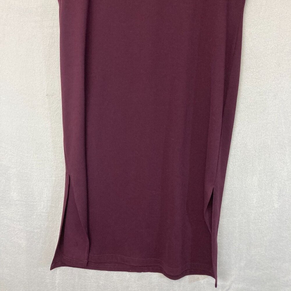 Coldwater Creek Maxi Dress & Cardigan Sweater Set PXL Burgundy Modest XL Petite - Picture 15 of 16